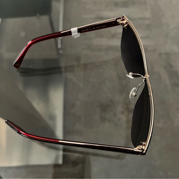 BALMAIN Sunglasses with Red Frames 70MM + Case, NWT main image 12